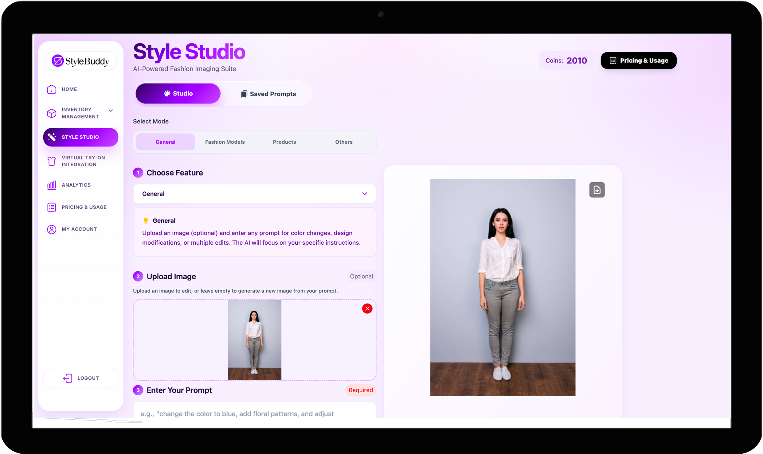 virtual try on